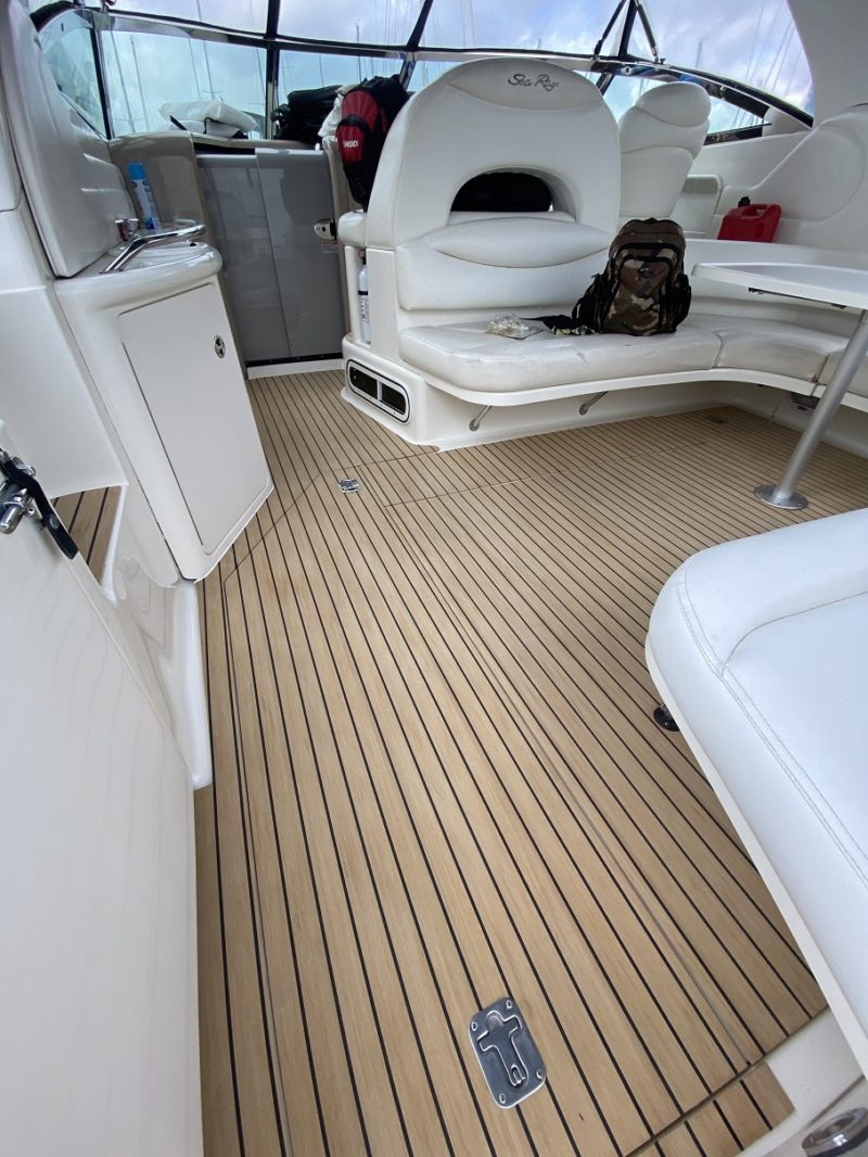 yacht teak deck replacement cost