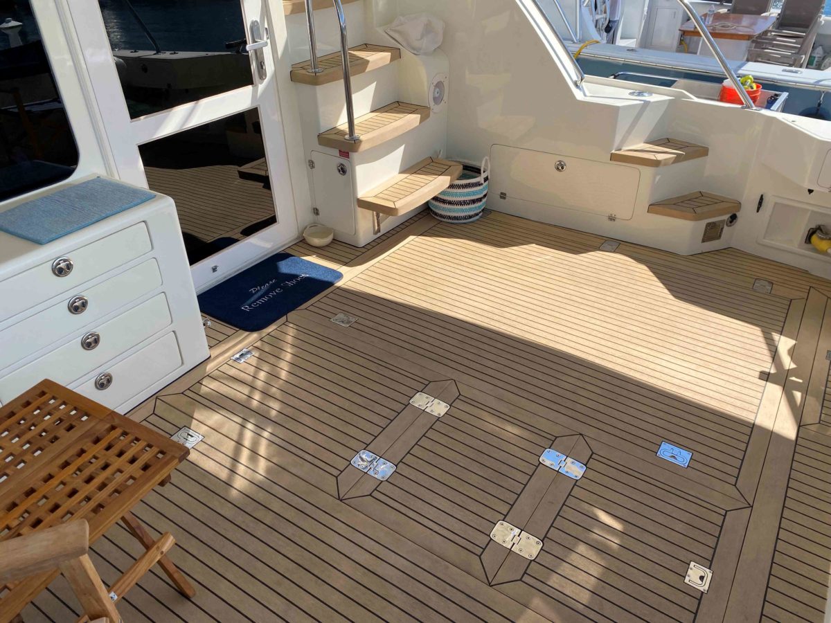 yacht teak deck replacement cost