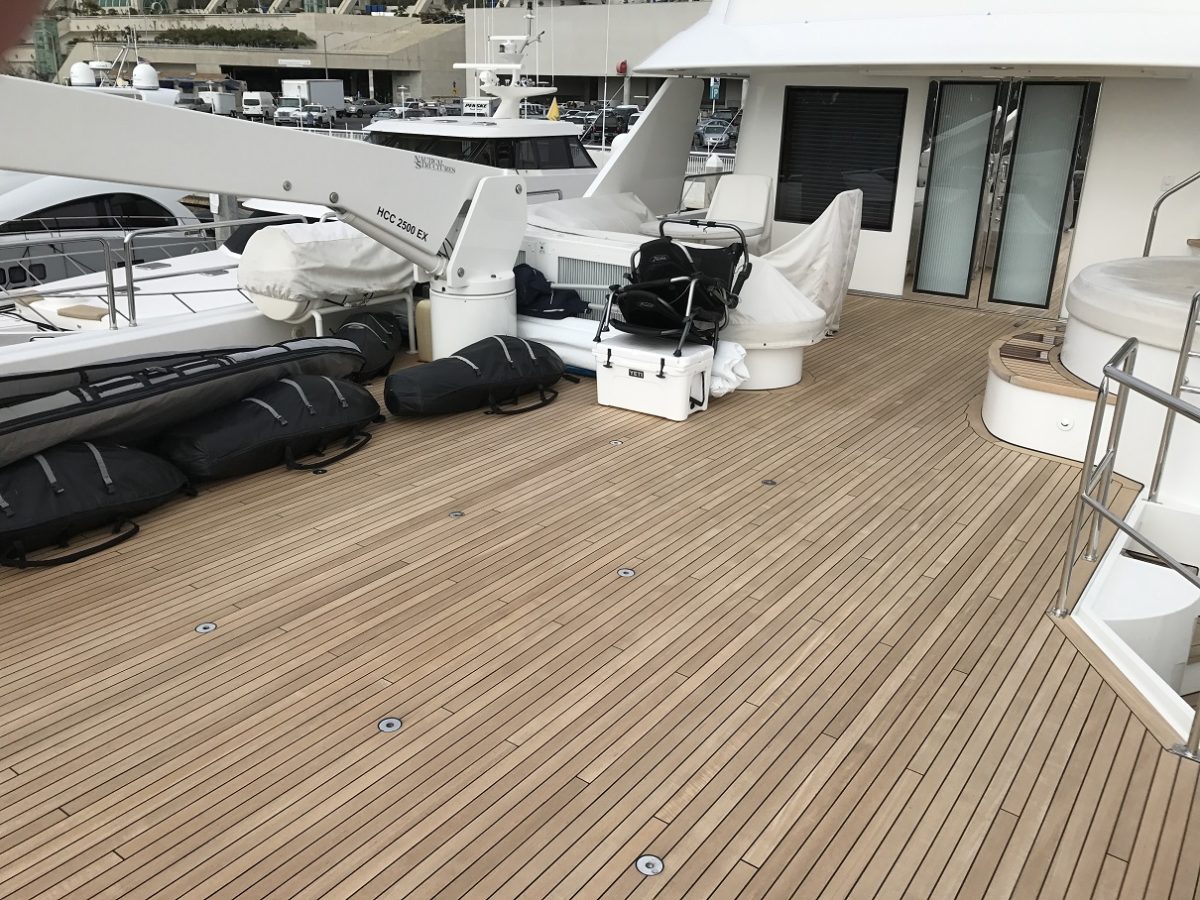 yacht and teak